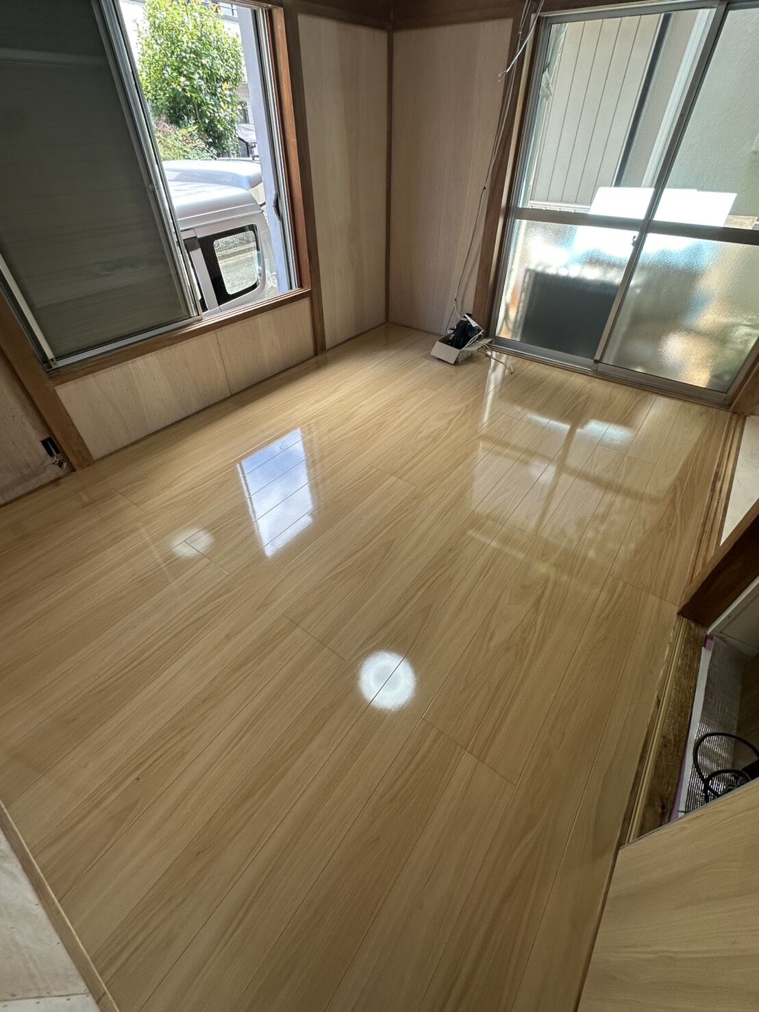 【横浜市】和室から洋室へリフォーム｜畳からフローリングへ張り替え・真壁を活かした内装リフォーム